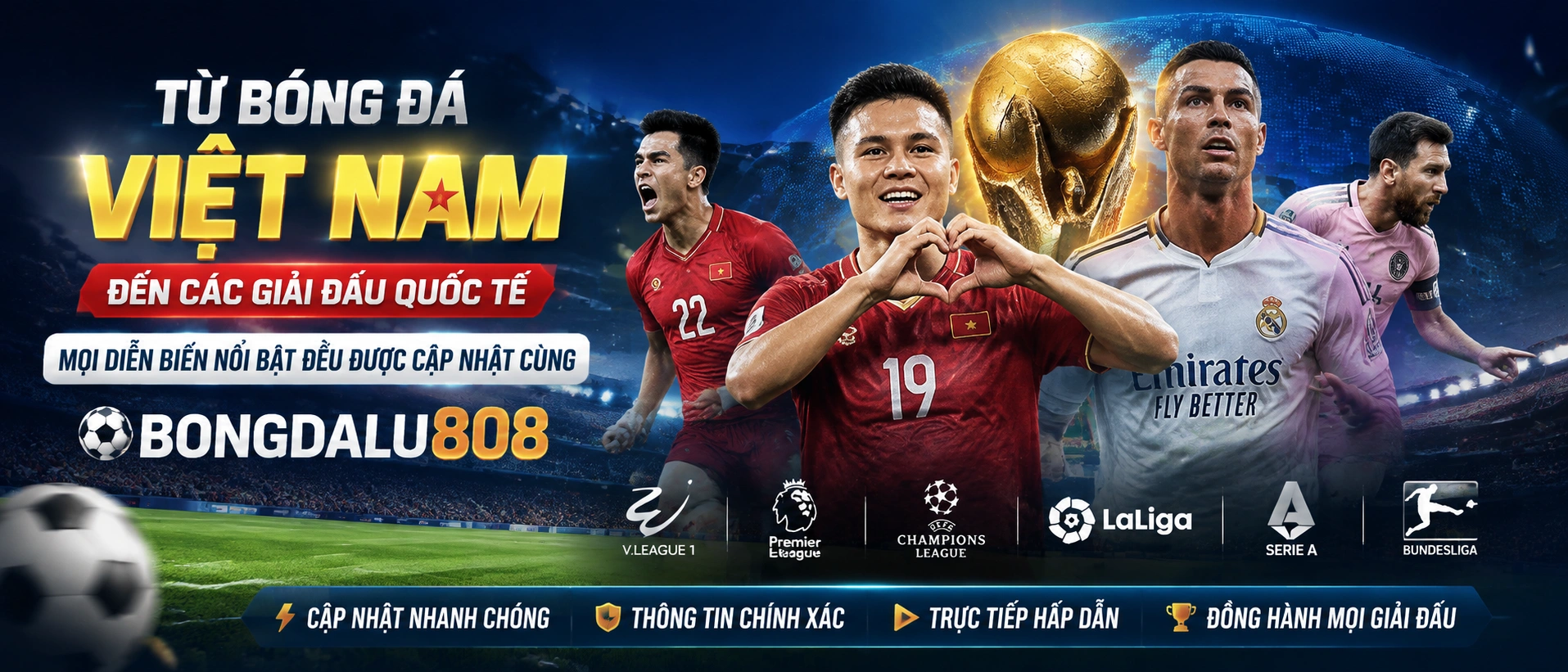 Không gian nội dung thể thao và kèo trực tiếp